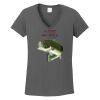 Ladies Heavy Cotton ™ 100% Cotton V Neck T Shirt Thumbnail