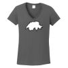 Ladies Heavy Cotton ™ 100% Cotton V Neck T Shirt Thumbnail