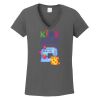 Ladies Heavy Cotton ™ 100% Cotton V Neck T Shirt Thumbnail