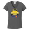 Ladies Heavy Cotton ™ 100% Cotton V Neck T Shirt Thumbnail