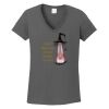 Ladies Heavy Cotton ™ 100% Cotton V Neck T Shirt Thumbnail