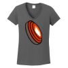 Ladies Heavy Cotton ™ 100% Cotton V Neck T Shirt Thumbnail