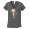 Ladies Heavy Cotton ™ 100% Cotton V Neck T Shirt Thumbnail