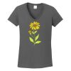 Ladies Heavy Cotton ™ 100% Cotton V Neck T Shirt Thumbnail