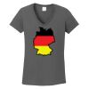 Ladies Heavy Cotton ™ 100% Cotton V Neck T Shirt Thumbnail