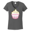 Ladies Heavy Cotton ™ 100% Cotton V Neck T Shirt Thumbnail