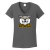 Ladies Heavy Cotton ™ 100% Cotton V Neck T Shirt Thumbnail