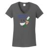 Ladies Heavy Cotton ™ 100% Cotton V Neck T Shirt Thumbnail
