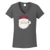 Ladies Heavy Cotton ™ 100% Cotton V Neck T Shirt Thumbnail
