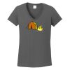 Ladies Heavy Cotton ™ 100% Cotton V Neck T Shirt Thumbnail