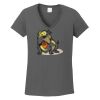 Ladies Heavy Cotton ™ 100% Cotton V Neck T Shirt Thumbnail