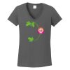 Ladies Heavy Cotton ™ 100% Cotton V Neck T Shirt Thumbnail