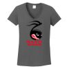 Ladies Heavy Cotton ™ 100% Cotton V Neck T Shirt Thumbnail