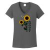 Ladies Heavy Cotton ™ 100% Cotton V Neck T Shirt Thumbnail