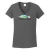 Ladies Heavy Cotton ™ 100% Cotton V Neck T Shirt Thumbnail