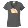 Ladies Heavy Cotton ™ 100% Cotton V Neck T Shirt Thumbnail