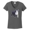 Ladies Heavy Cotton ™ 100% Cotton V Neck T Shirt Thumbnail