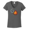 Ladies Heavy Cotton ™ 100% Cotton V Neck T Shirt Thumbnail