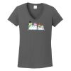 Ladies Heavy Cotton ™ 100% Cotton V Neck T Shirt Thumbnail