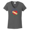 Ladies Heavy Cotton ™ 100% Cotton V Neck T Shirt Thumbnail