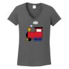 Ladies Heavy Cotton ™ 100% Cotton V Neck T Shirt Thumbnail