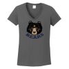 Ladies Heavy Cotton ™ 100% Cotton V Neck T Shirt Thumbnail