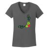 Ladies Heavy Cotton ™ 100% Cotton V Neck T Shirt Thumbnail