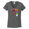 Ladies Heavy Cotton ™ 100% Cotton V Neck T Shirt Thumbnail