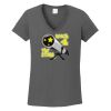 Ladies Heavy Cotton ™ 100% Cotton V Neck T Shirt Thumbnail