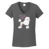 Ladies Heavy Cotton ™ 100% Cotton V Neck T Shirt Thumbnail