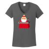 Ladies Heavy Cotton ™ 100% Cotton V Neck T Shirt Thumbnail