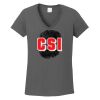 Ladies Heavy Cotton ™ 100% Cotton V Neck T Shirt Thumbnail