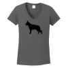Ladies Heavy Cotton ™ 100% Cotton V Neck T Shirt Thumbnail