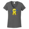 Ladies Heavy Cotton ™ 100% Cotton V Neck T Shirt Thumbnail