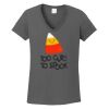 Ladies Heavy Cotton ™ 100% Cotton V Neck T Shirt Thumbnail