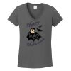 Ladies Heavy Cotton ™ 100% Cotton V Neck T Shirt Thumbnail