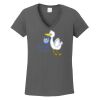Ladies Heavy Cotton ™ 100% Cotton V Neck T Shirt Thumbnail