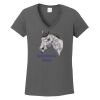 Ladies Heavy Cotton ™ 100% Cotton V Neck T Shirt Thumbnail