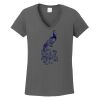 Ladies Heavy Cotton ™ 100% Cotton V Neck T Shirt Thumbnail