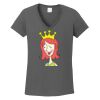 Ladies Heavy Cotton ™ 100% Cotton V Neck T Shirt Thumbnail