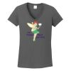 Ladies Heavy Cotton ™ 100% Cotton V Neck T Shirt Thumbnail