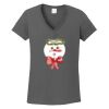 Ladies Heavy Cotton ™ 100% Cotton V Neck T Shirt Thumbnail