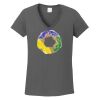 Ladies Heavy Cotton ™ 100% Cotton V Neck T Shirt Thumbnail