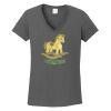 Ladies Heavy Cotton ™ 100% Cotton V Neck T Shirt Thumbnail