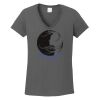 Ladies Heavy Cotton ™ 100% Cotton V Neck T Shirt Thumbnail