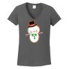 Ladies Heavy Cotton ™ 100% Cotton V Neck T Shirt Thumbnail