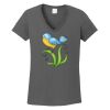 Ladies Heavy Cotton ™ 100% Cotton V Neck T Shirt Thumbnail