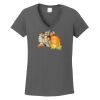 Ladies Heavy Cotton ™ 100% Cotton V Neck T Shirt Thumbnail