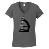 Ladies Heavy Cotton ™ 100% Cotton V Neck T Shirt Thumbnail