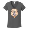 Ladies Heavy Cotton ™ 100% Cotton V Neck T Shirt Thumbnail